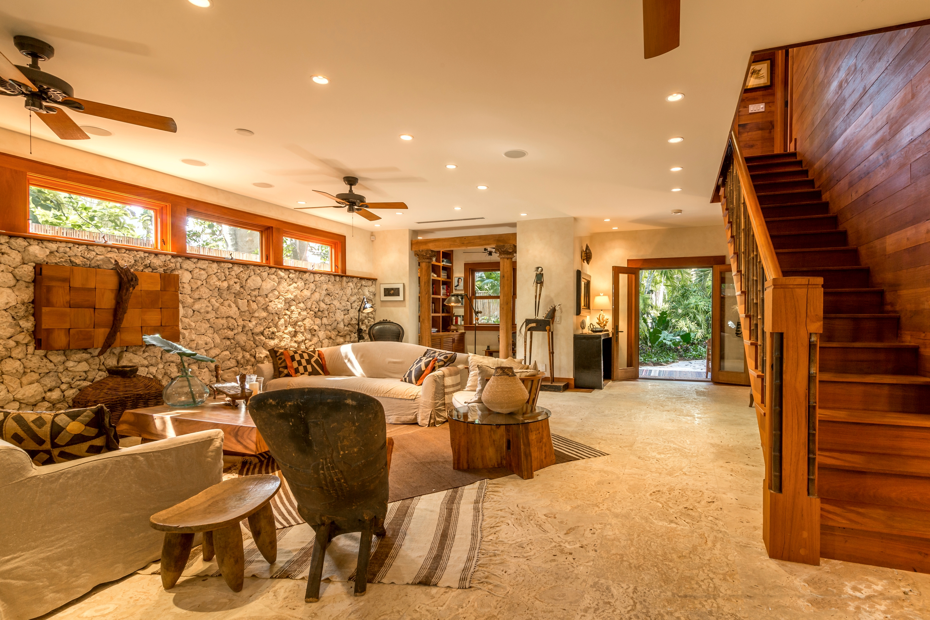 908 Fleming Street Key West - Living Room