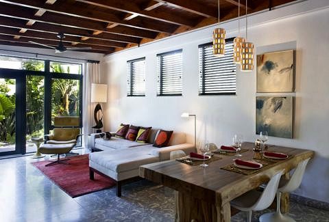 1517 Washington St. Key West, Dining and Living Room
